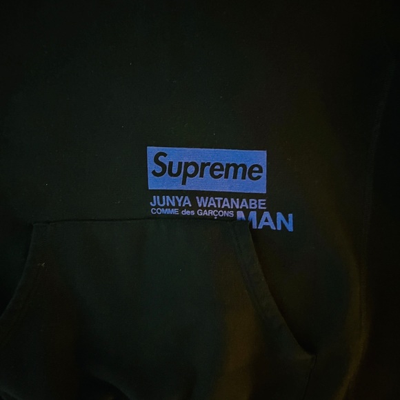 Supreme x Junya Watanabe x Comme Des Garçon Man Black hoodie - Picture 3 of 5